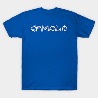 Kamala-Harris-Cat-Lettering-Positive T-Shirt